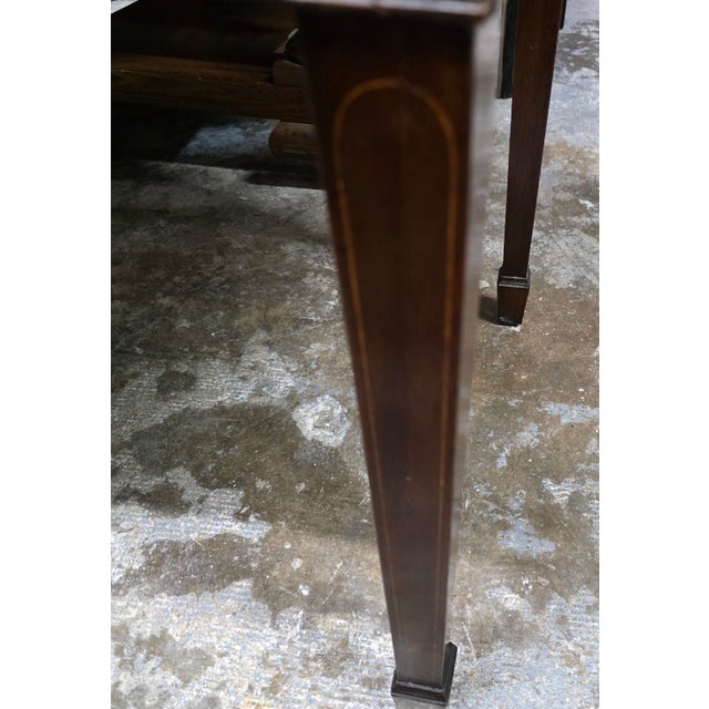 Antique Circa 1795-1810 English George III Flame Mahogany Cabinet Sideboard With Cellarette Drawers For Sale - Image 17 of 18