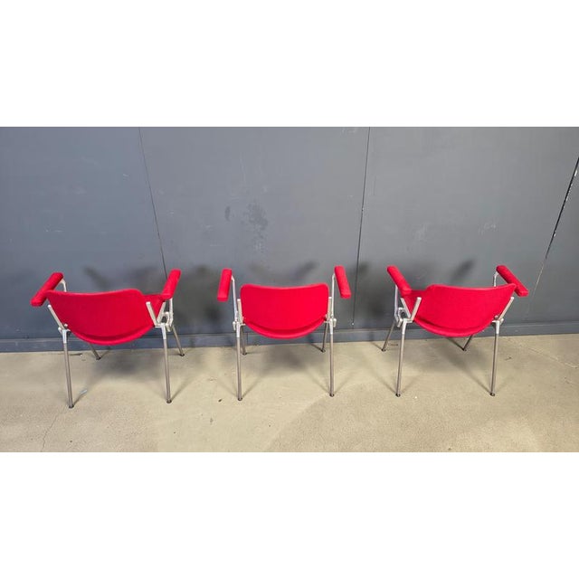 Vintage DSC 106 Side Chairs by Giancarlo Piretti for Castelli, 1970s, Set of 6 For Sale - Image 10 of 18
