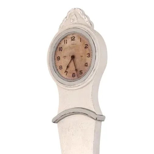 Mora Wall Clock in Antique White For Sale - Image 4 of 5