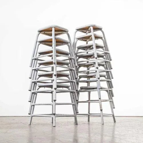 Low Stacking Stool from Mullca, 1960s For Sale - Image 13 of 13