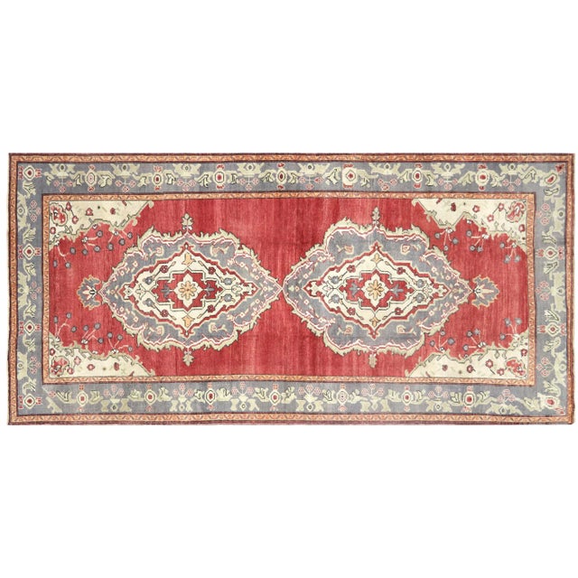 1960s Turkish Oushak Rug For Sale