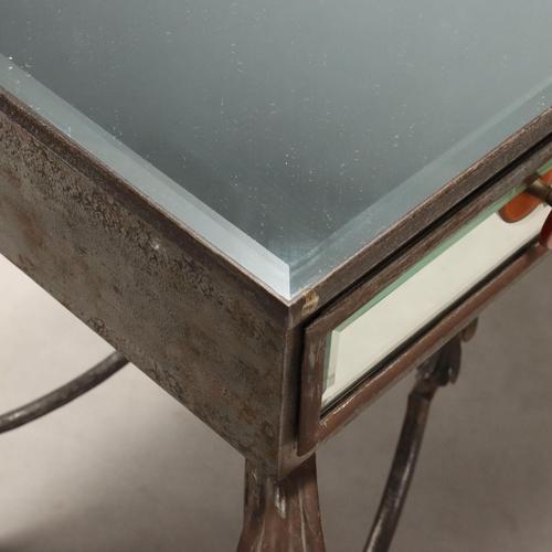 Iron and Mirror Console Table For Sale - Image 6 of 14