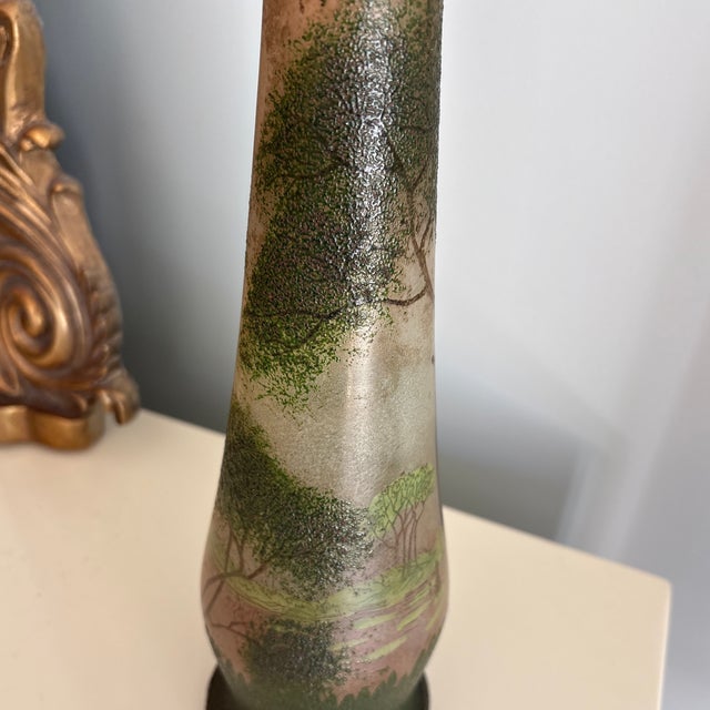 1900s Tall Legras Vase For Sale In Jacksonville, FL - Image 6 of 12
