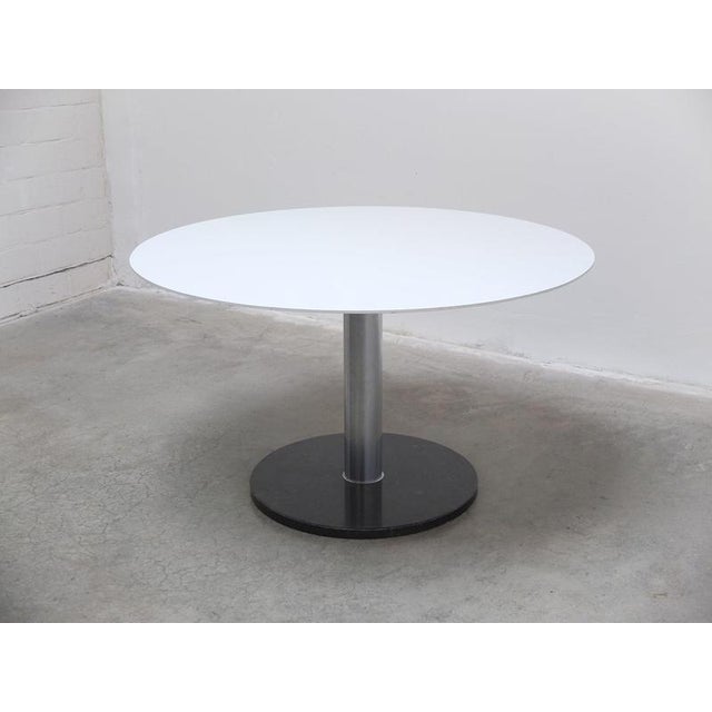 Round Pedestal Dining Table by Alfred Hendrickx for Belform, 1960s For Sale - Image 6 of 18