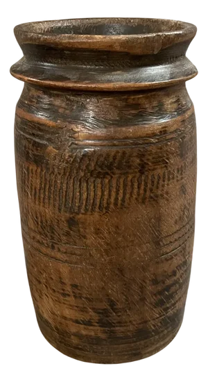 Wood Himachal Pot, 1920s