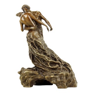 Modern Brown Patinated Sculpture, 20th Century, Bronze For Sale