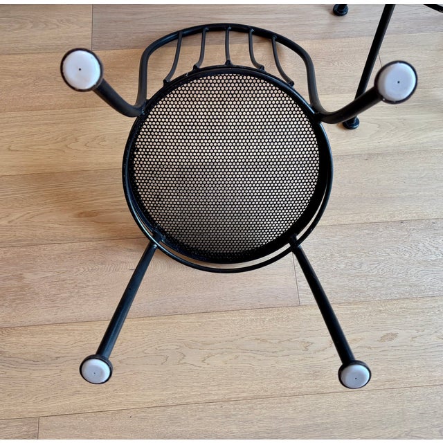 Vintage Woodward Wrought Iron Cafe Chairs - Set of 2 For Sale - Image 12 of 18