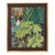 Gene Pelham Siamese Cat in the Garden Vintage Framed Art Print 37”x31” Hollywood Regency Botanical For Sale