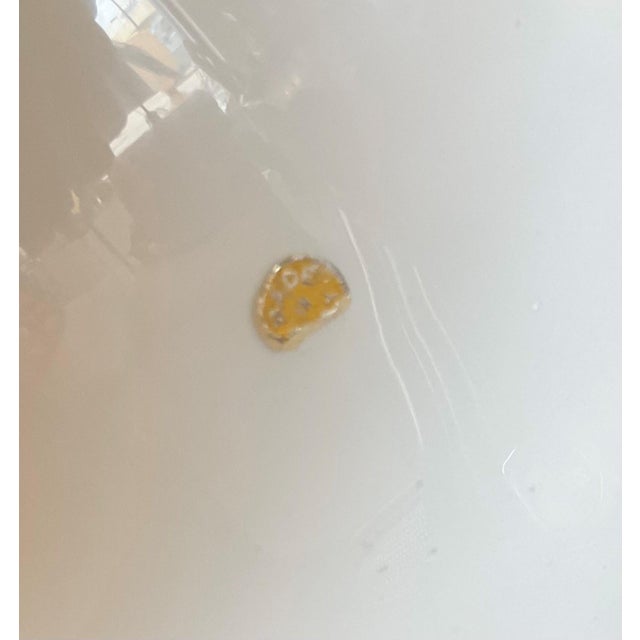 Vintage White Murano Glass Table Lamps - a Pair For Sale - Image 10 of 12