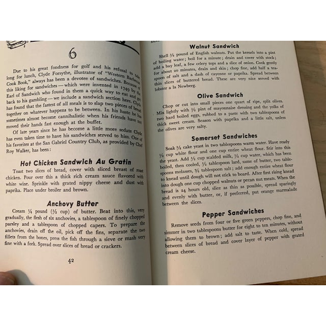 Tan 1949 Bill Magee's Western Barbecue Cookbook by Ed Ainsworth California Cowboy For Sale - Image 8 of 16