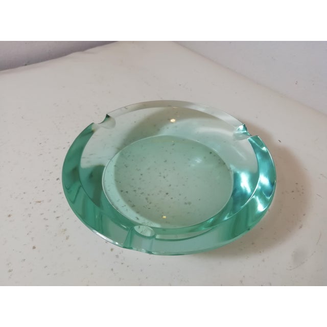 Mid-Century Modern Glass Ashtray by Pietro Chiesa for Fontana Arte, Italy, 1950s For Sale - Image 3 of 6