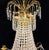 1900 - 1909 Gustavian Crystal Chandelier, 1900s For Sale - Image 5 of 8