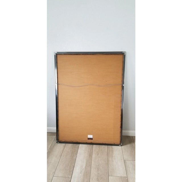 1974 Carol Dueno " Christina in July" Large Modernist Abstract Painting/ Sold For Sale - Image 12 of 13