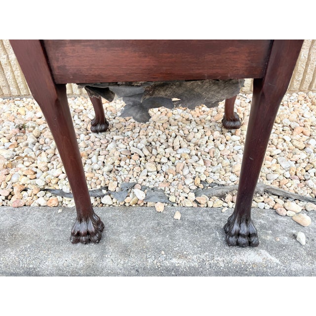 Early 19th Century George Iiii Irish Style Carved Eagle Mahogany Armchair For Sale - Image 15 of 18