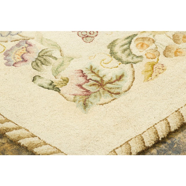 Traditional Antique Hooked Floral Polychromatic Wool Rug by Rug & Kilim, 1920-1929 For Sale - Image 3 of 9