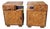 Art Deco Burl Bedside Tables, 1920s, Set of 2 For Sale