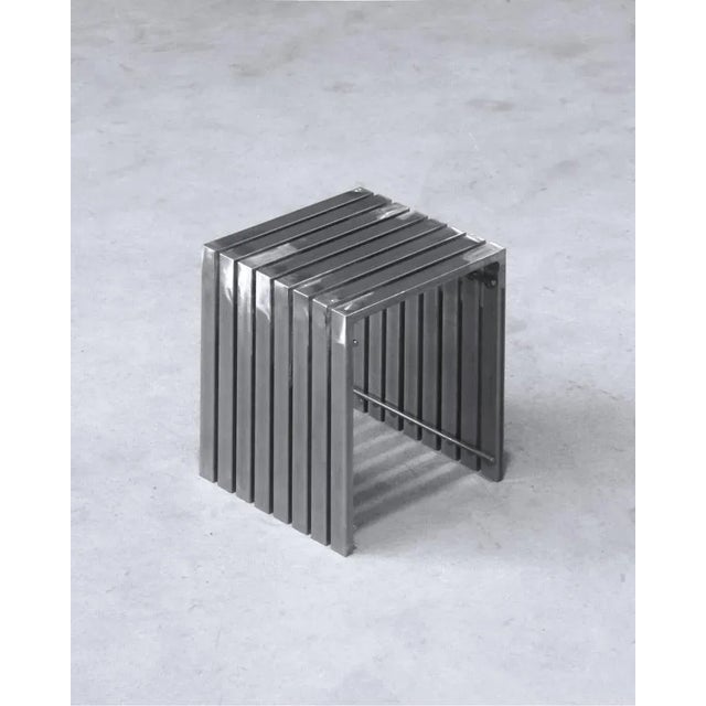 The Temper stool is a versatile seating or display solution. All Temper products are made of raw pickled iron and are...