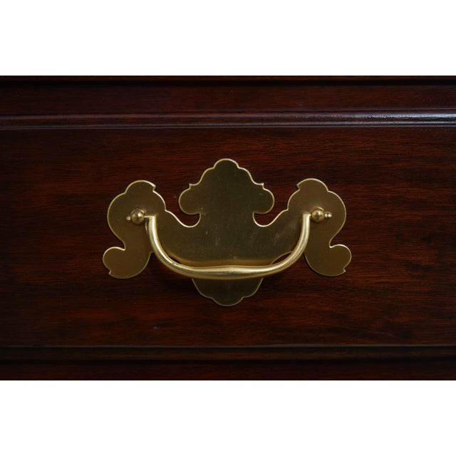 Henkel Harris Mahogany 4 Drawer Lowboy For Sale - Image 14 of 18