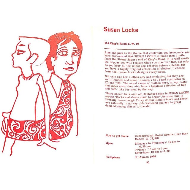 "Get Dressed: A Useful Guide to London's Boutiques" 1966 Bultitude, Millicent [Edited By] For Sale In New York - Image 6 of 12