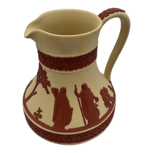 Wedgwood Jasperware Basalt Relief Pitcher — Collectors Society Edition (1978)