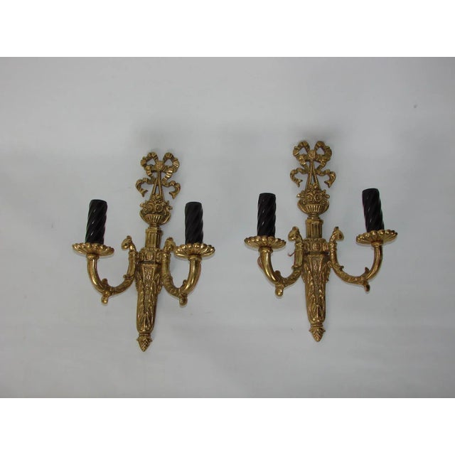 Vintage Brass Lamps, Set of 2 For Sale - Image 6 of 6