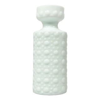 Mid-Century Milk Glass Vase by Herbert Kny for VEB Glaswerk Schmiedefeld, 1960s For Sale