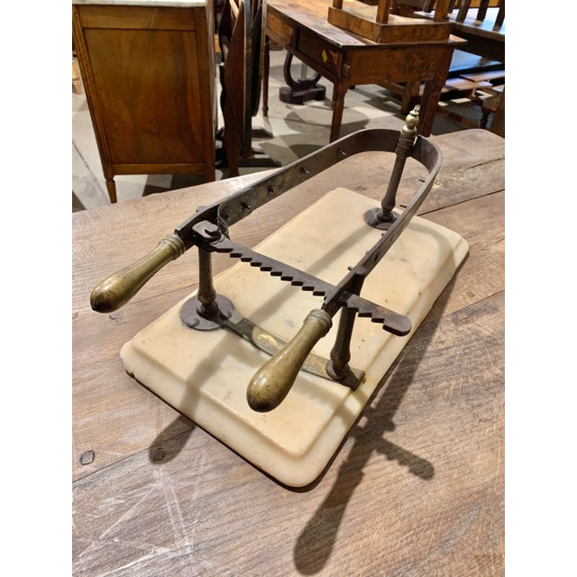 19th Century Meat Holder on Marble Slab For Sale - Image 11 of 11