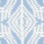 Schumacher SAMPLE - Schumacher Asaka Ikat Fabric In Chambray For Sale - Image 4 of 4