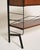 Metal Bookcase with Teak Storage Compartment, 1950s For Sale - Image 9 of 11