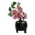 Mid 20th Century Pink Jade Flowering Faux Bonsai in Pot For Sale