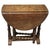 Brown Small Georgian Oak Gate Leg Table the Table Has a Oak Top with Turned Leg, 1800 For Sale - Image 8 of 8