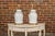 Asian Modern White Porcelain Lidded Urns on Gilded Bases - Pair For Sale In Atlanta - Image 6 of 12