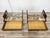 Mid-Century Mahogany Nightstands with Double Glass Tops, 1960, Set of 2 For Sale - Image 16 of 18