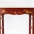 Vintage Chinese Red Lacquer Console Table With Gilt Landscape Scenery and Scroll Ends For Sale - Image 14 of 18