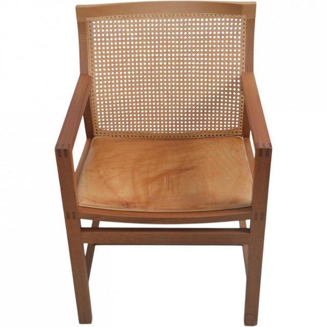 Wood King Armchairs by Rud Thygsen, 1980s, Set of 6 For Sale - Image 7 of 18