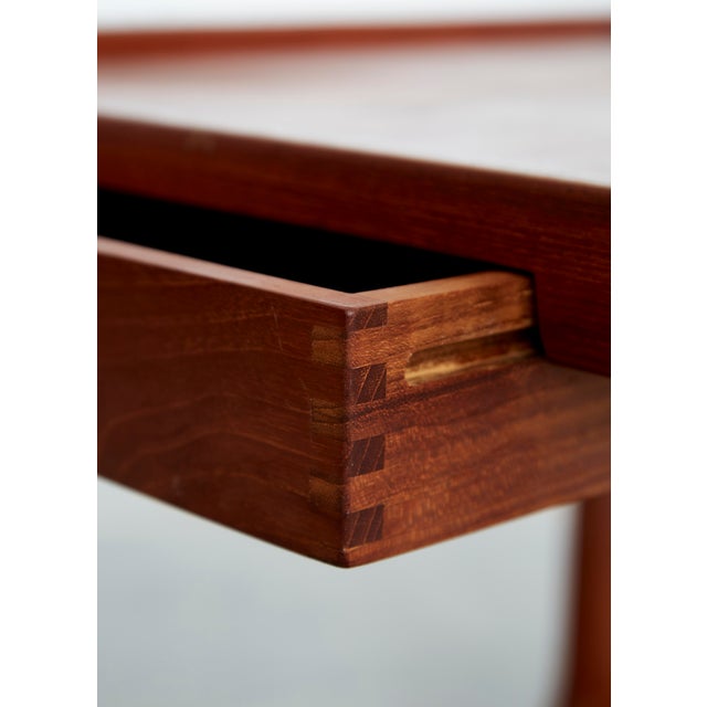 Mid-Cenntury C-Shaped Bar Trolley in Teak by K.T. Møbler, 1960s For Sale - Image 9 of 14