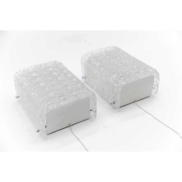 Space Age Bubble Glass Wall Lights, 1970s, Set of 2 For Sale - Image 6 of 14