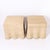 Mid-Century Modern Pair of Woven Reed Square Ghost Drapery Stands For Sale - Image 3 of 9