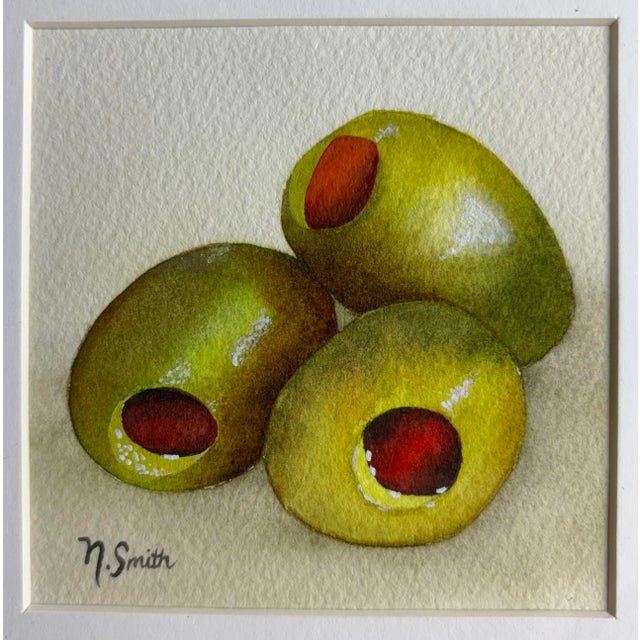 Add a touch of culinary charm to your space with this beautifully detailed watercolor painting featuring a trio of plump...