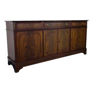 English Mahogany Chest of 3 Drawers For Sale