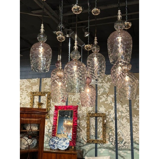 Italian Murano Modernist Pendants For Sale - Image 4 of 8