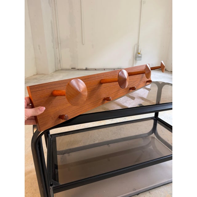 Teak Coat Rack, Denmark For Sale - Image 11 of 11