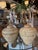 Vintage Palm Beach Coastal Large Rattan Table Lamps Newly Wired - a Pair For Sale - Image 4 of 12