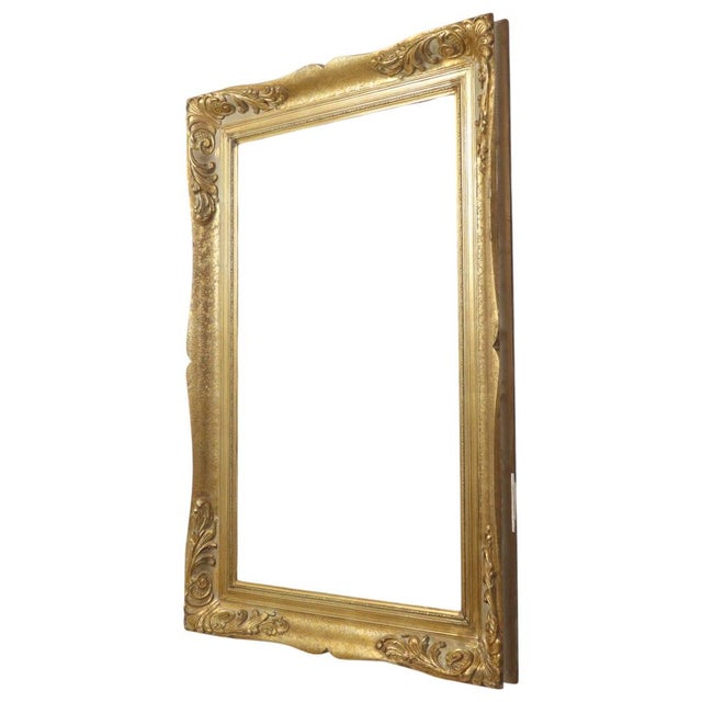 Large Vintage Baroque Gilded Frame For Sale - Image 18 of 18