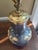 Vintage Pewter & Brass Asian Chinoiserie Jar Lamp For Sale - Image 4 of 11