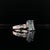 Green Diamond Aquamarine Ring 3.30TCW 14k Gold Women Certified For Sale - Image 8 of 12