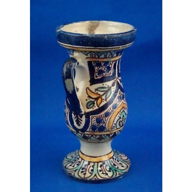 20th Century Ceramic Amphora Vase by Fratelli Kharraz, Tunisia, 1920s For Sale - Image 3 of 18
