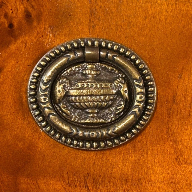 Wood Niagara Furniture Burled Hepplewhite Chest For Sale - Image 7 of 9