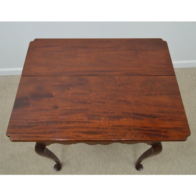 Stickley Colonial Williamsburg Drop Side Mahogany Table For Sale - Image 10 of 12