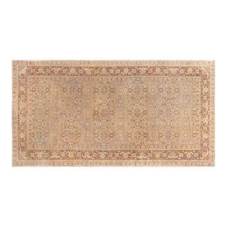 Authentic Early 20th Century Indian Amritsar Brown Rug For Sale